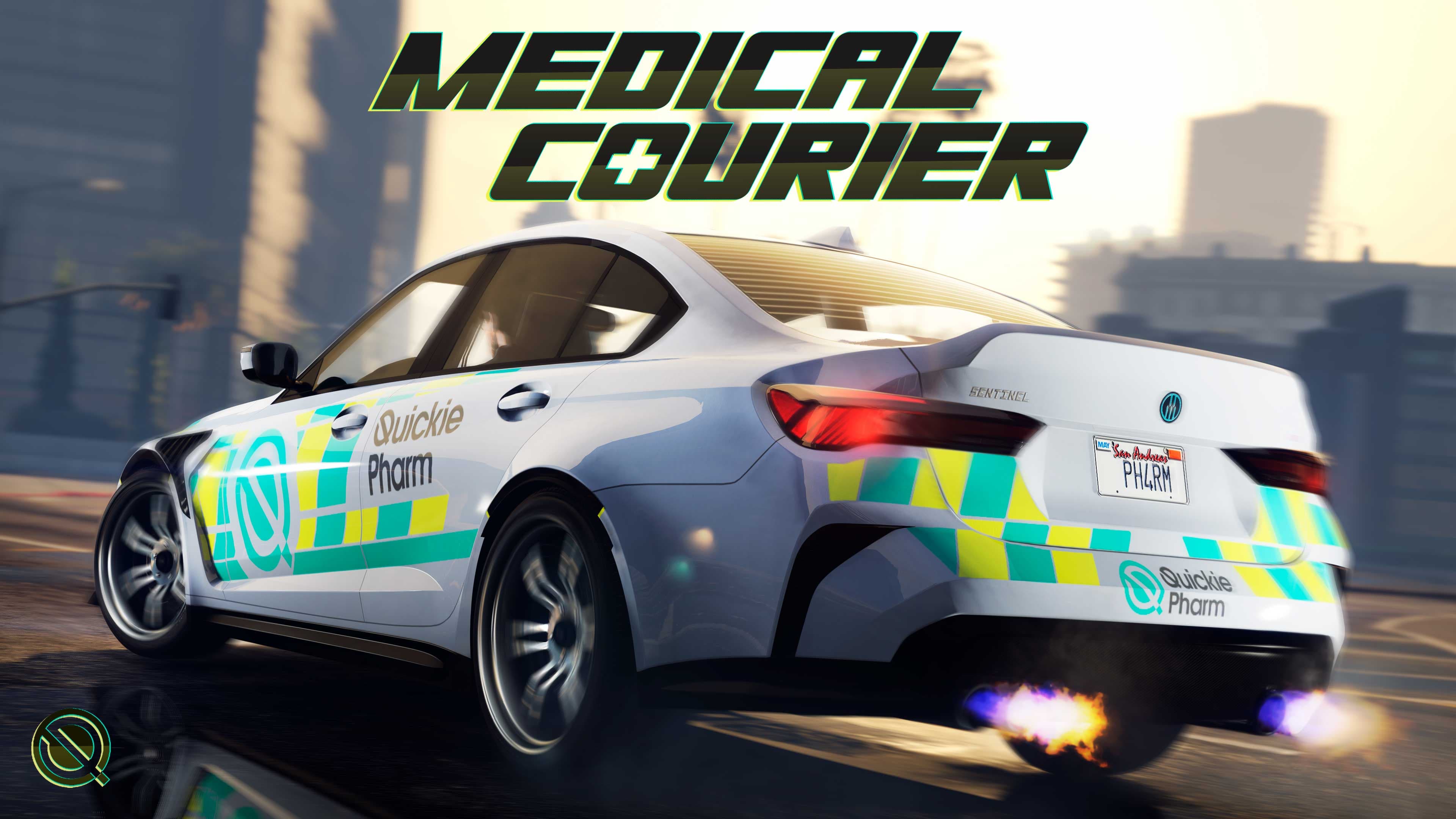 GTA Online, Mission, Vehicle, Official, Odd Jobs, Medical Courier, Übermacht Sentinel GTS, Sports