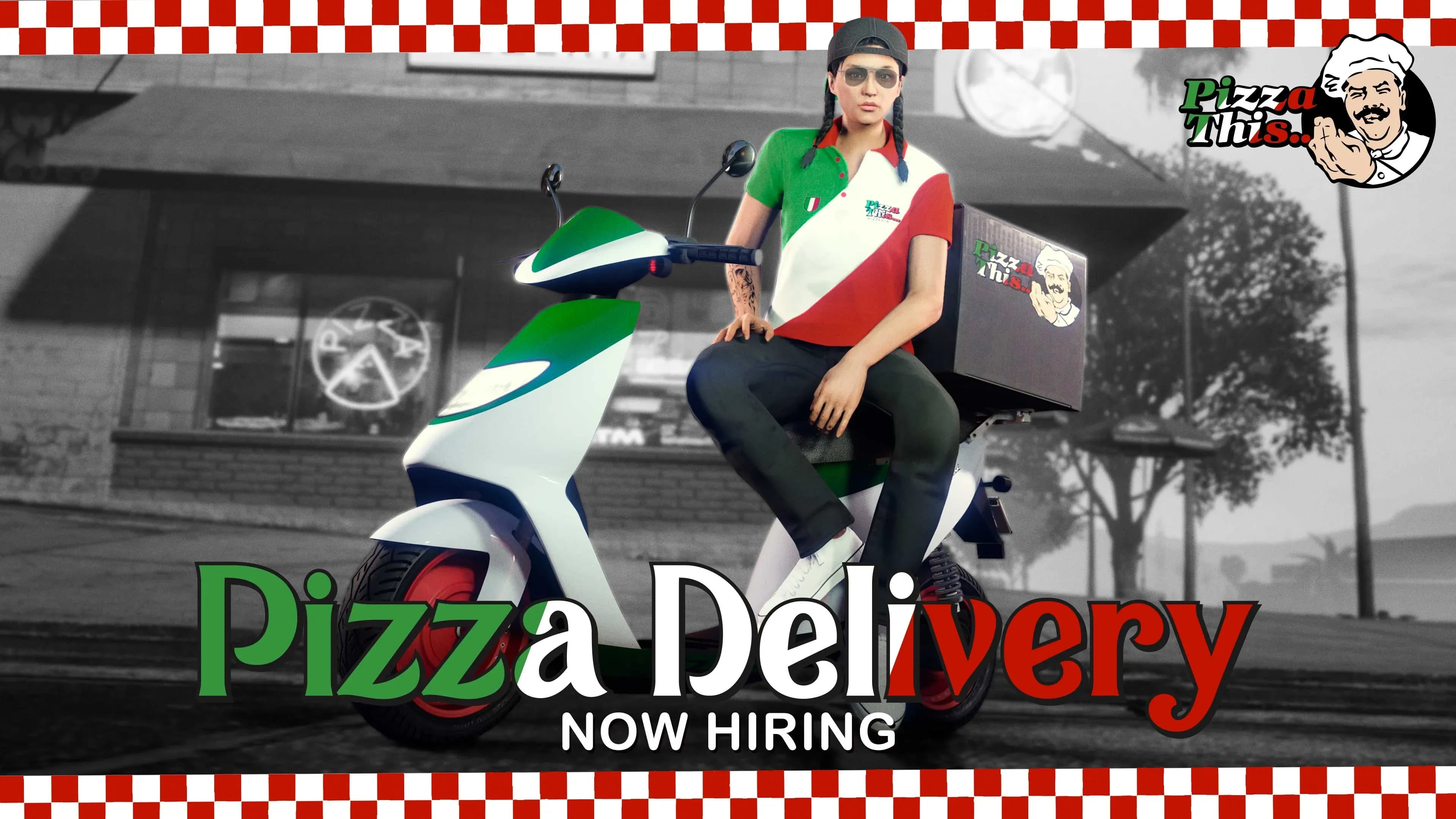 GTA Online, Official, Mission, Company, Pizza Delivery, Odd Jobs, Pizza This...