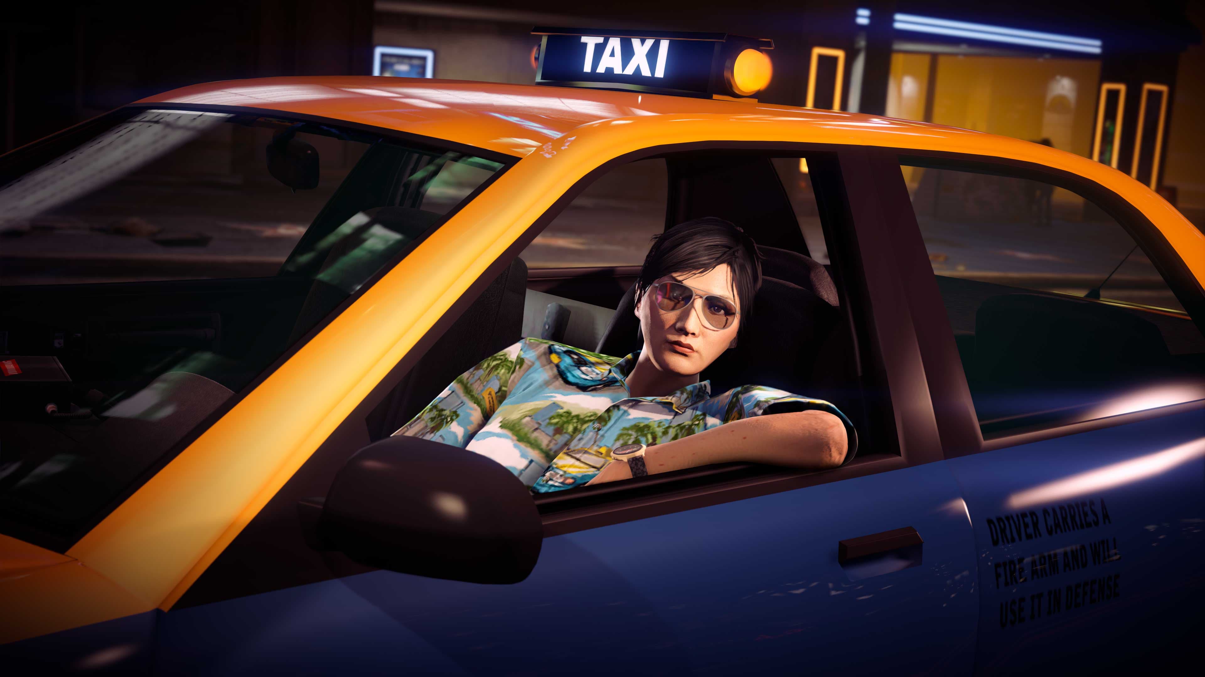 GTA Online, Official, Mission, Clothes, Odd Jobs, Taxi Work, Downtown Cab Co. Revere Collar Shirt