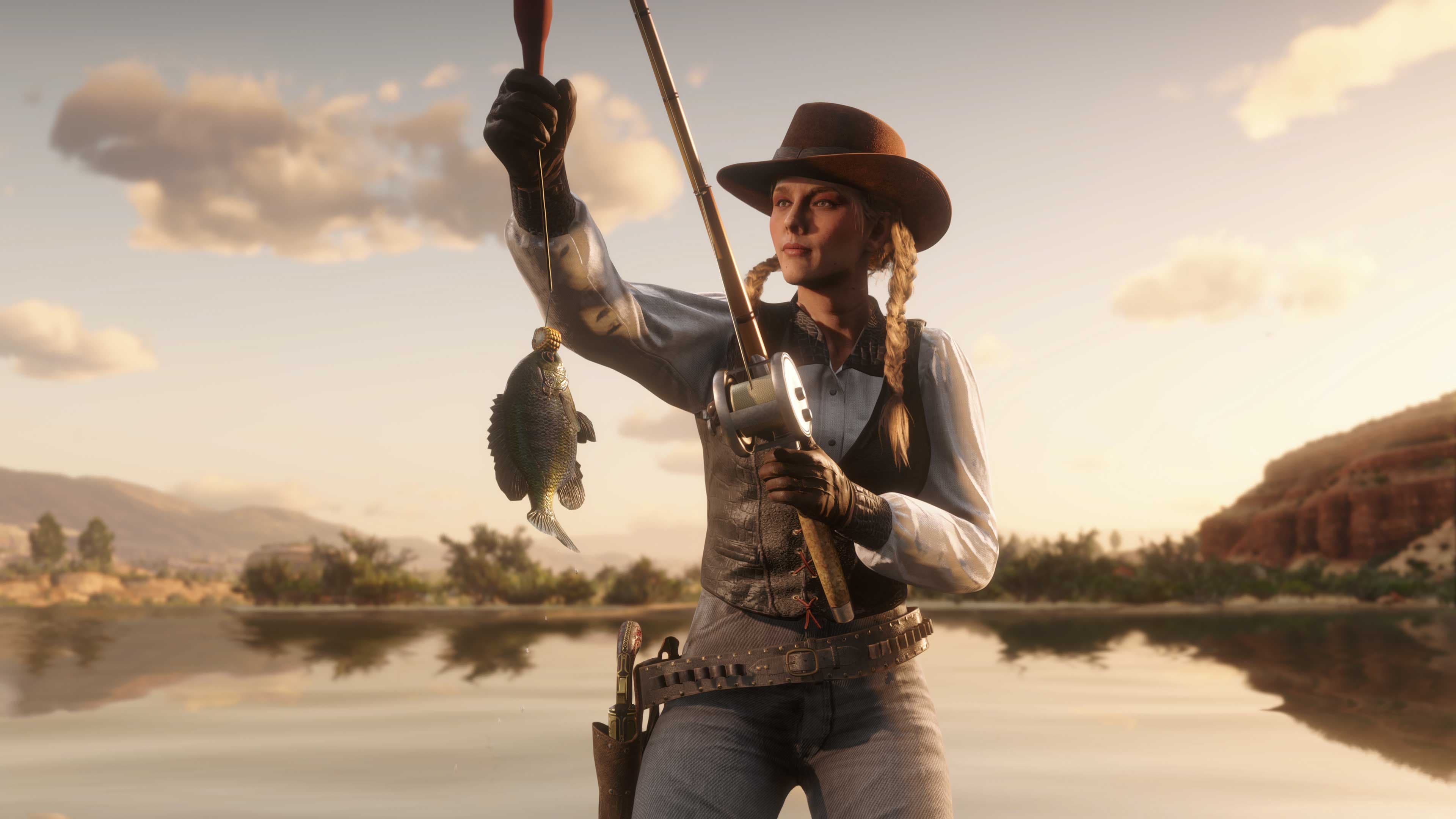 Red Dead Online, Official, Character, Mission, Red Dead Online Protagonist, Fishing