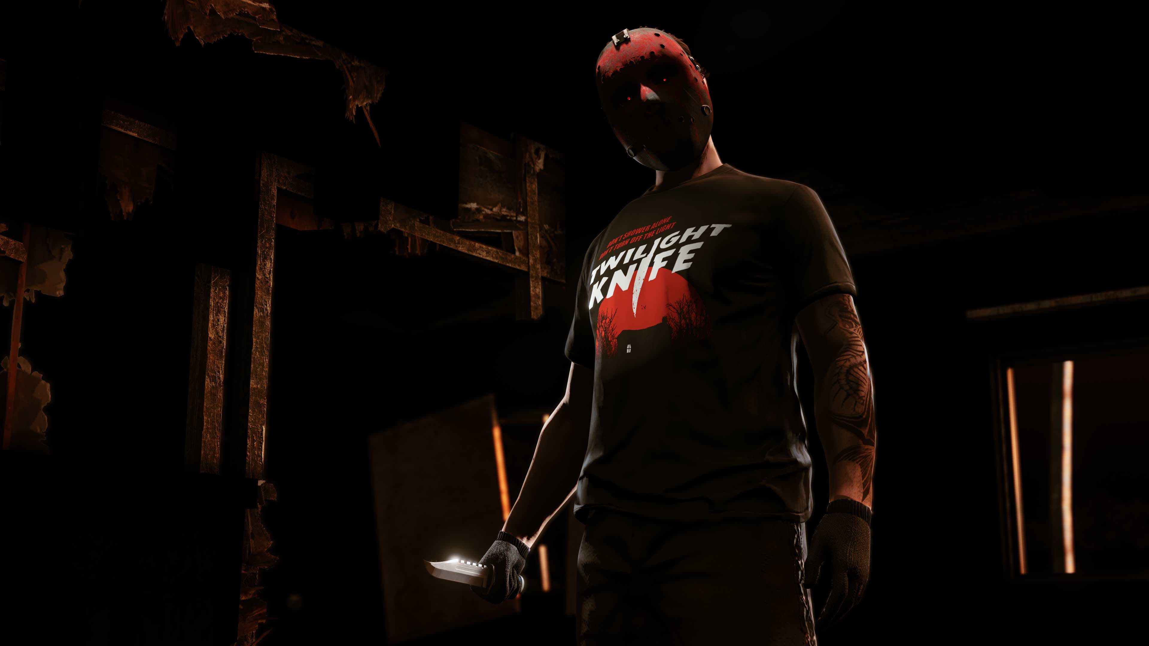 GTA Online, Official, Event, Character, Clothes, Halloween, GTA Online Protagonist, Twilight Knife T-Shirt