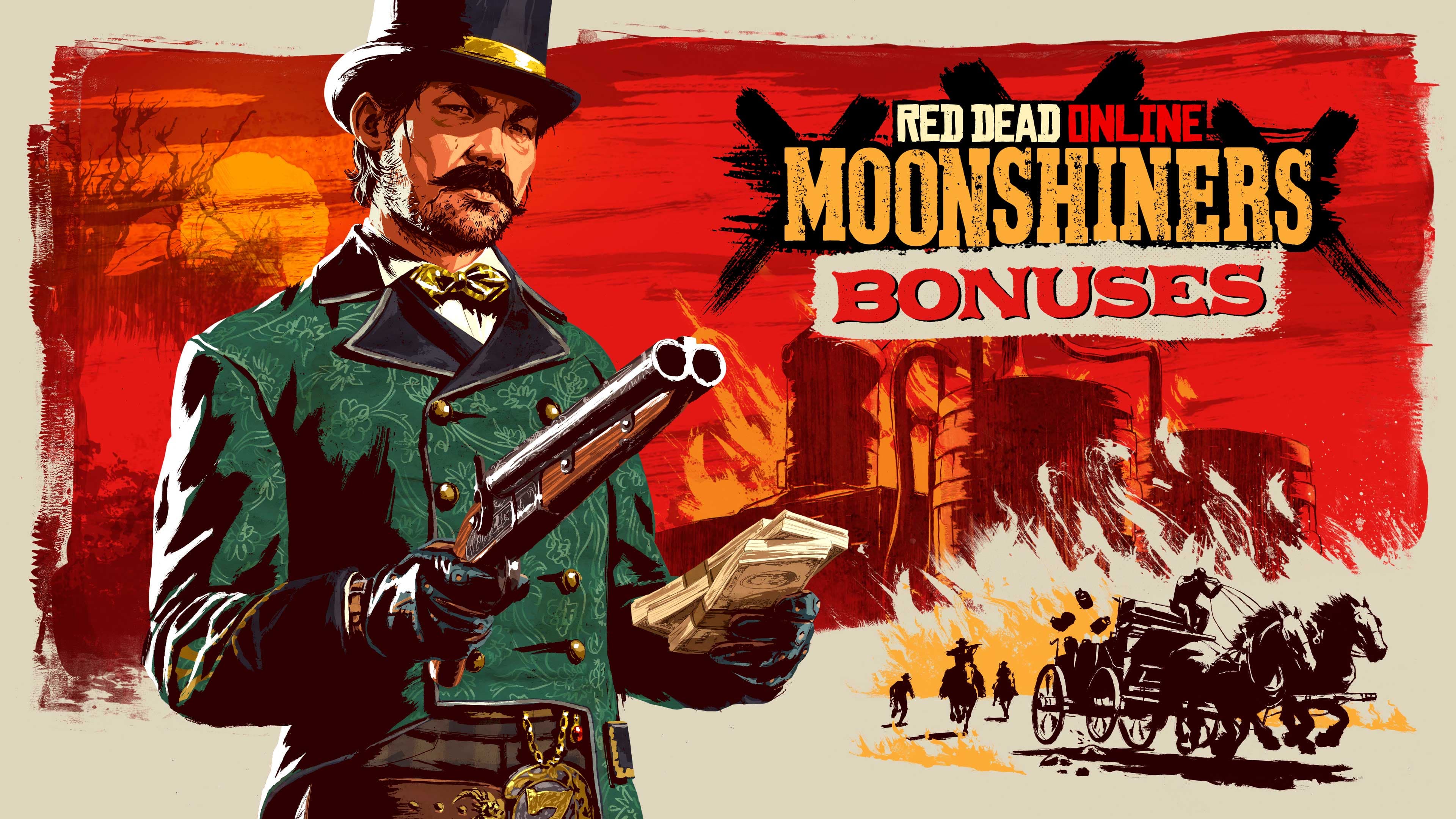 Red Dead Online, Official, Mission, Art, Moonshiner