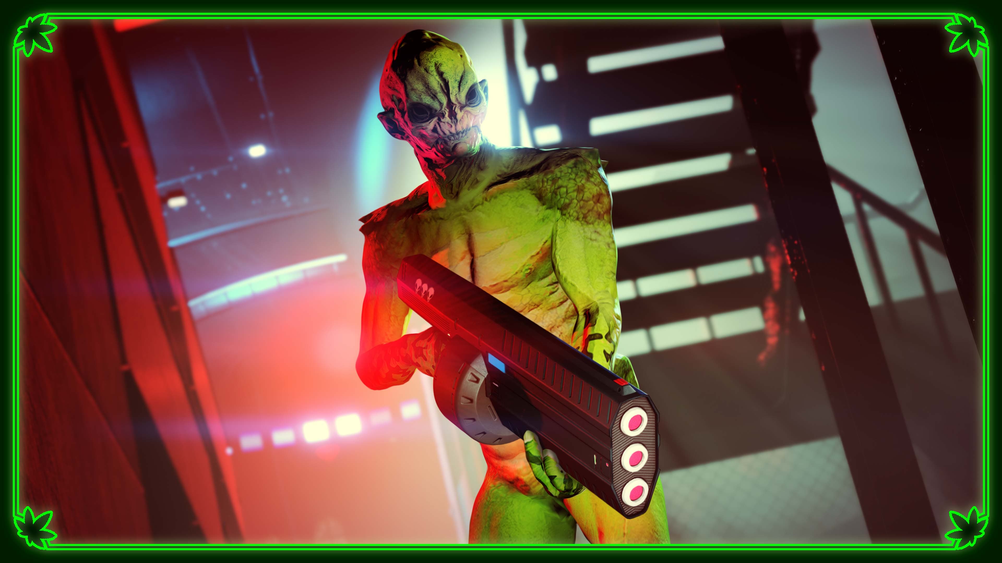 GTA Online, Official, Character, Clothes, GTA Online Protagonist, Green Space Horror Suit