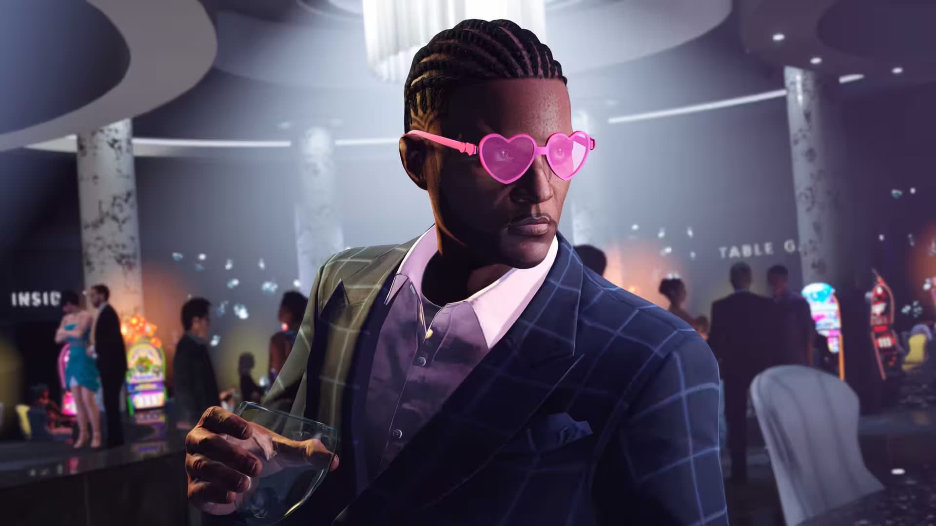 Pink Heart Shades in GTA Online