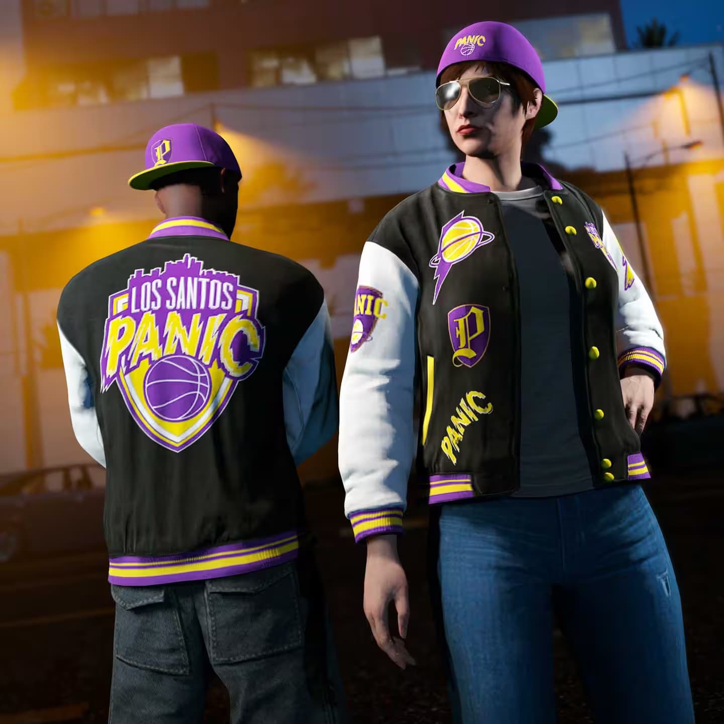 LS Panic Varsity Jacket and Cap in GTA Online