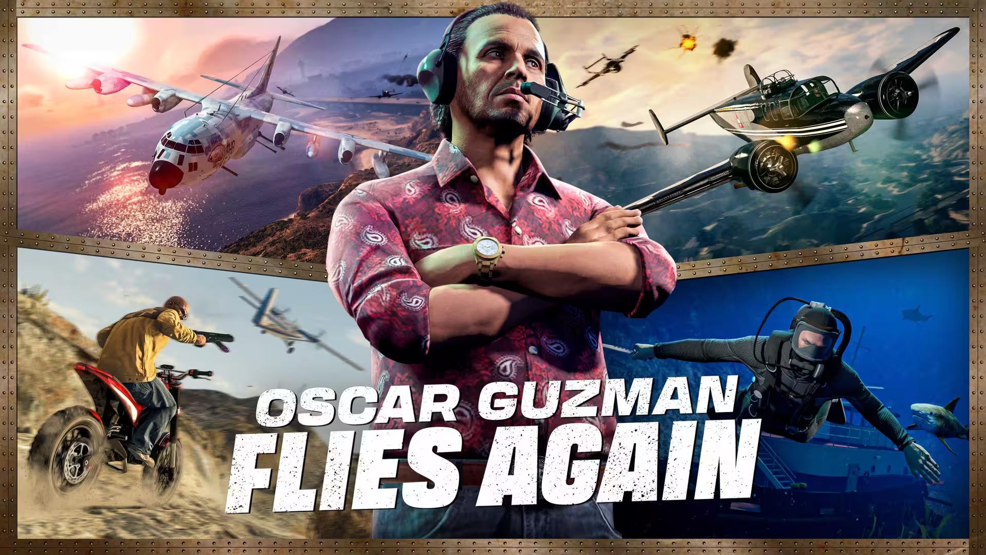 Oscar Guzman Flies Again Oscar Guzman Flies Again in GTA Online
