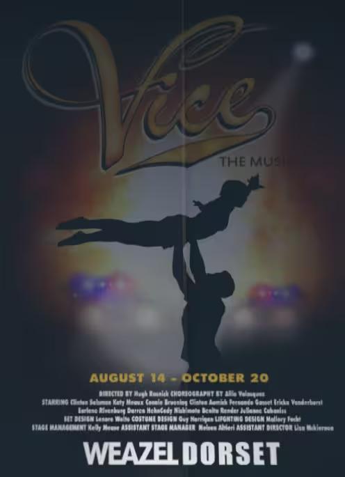 Vice - The Musical poster vice city references