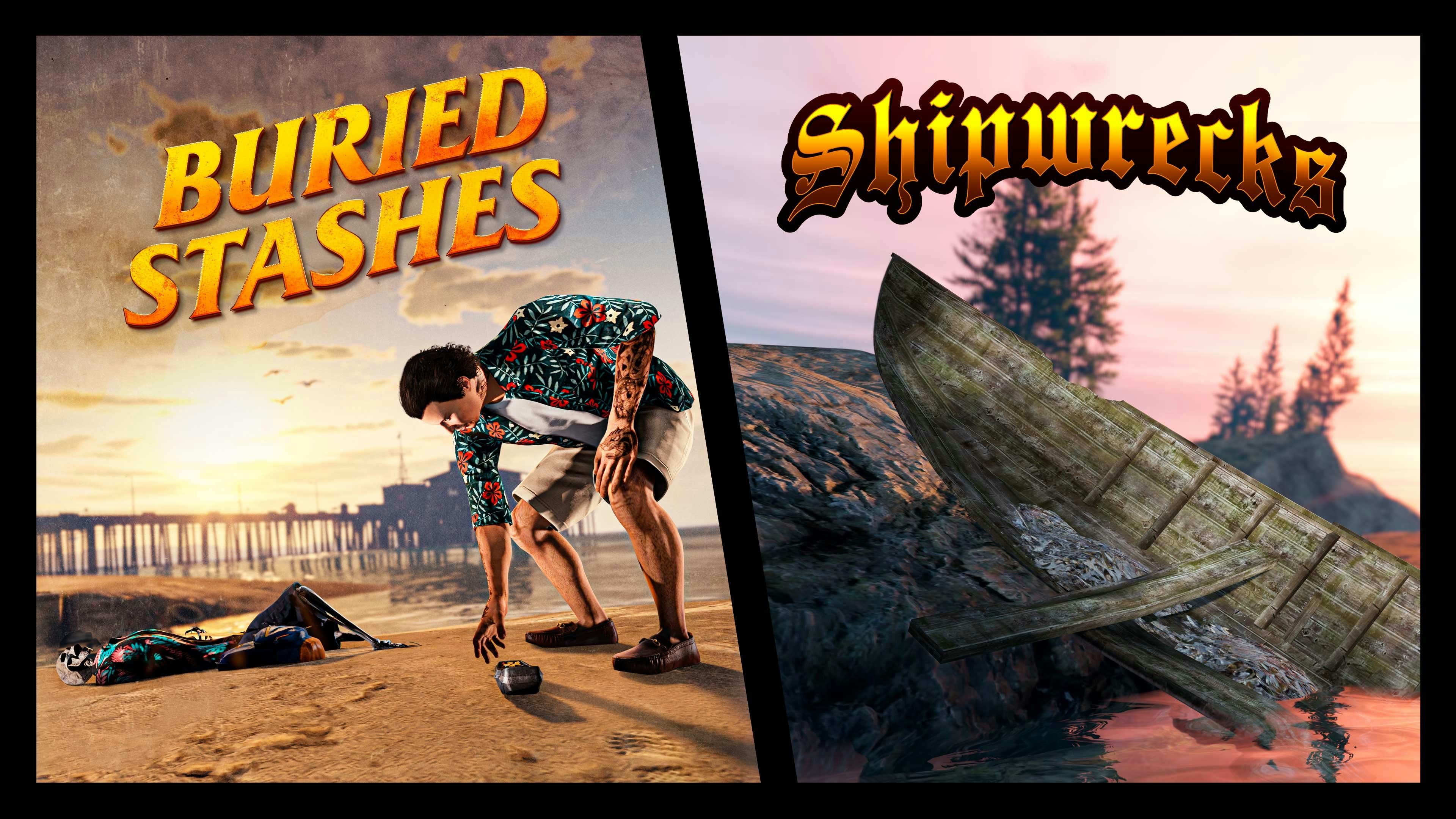 Buried Stashes and Shipwrecks in GTA Online