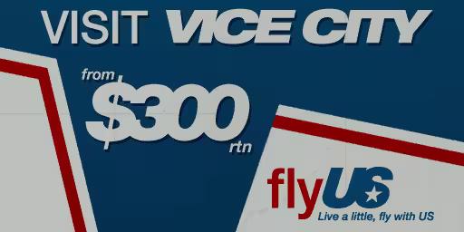 FlyUS billboards in Liberty City FlyUS Liberty City