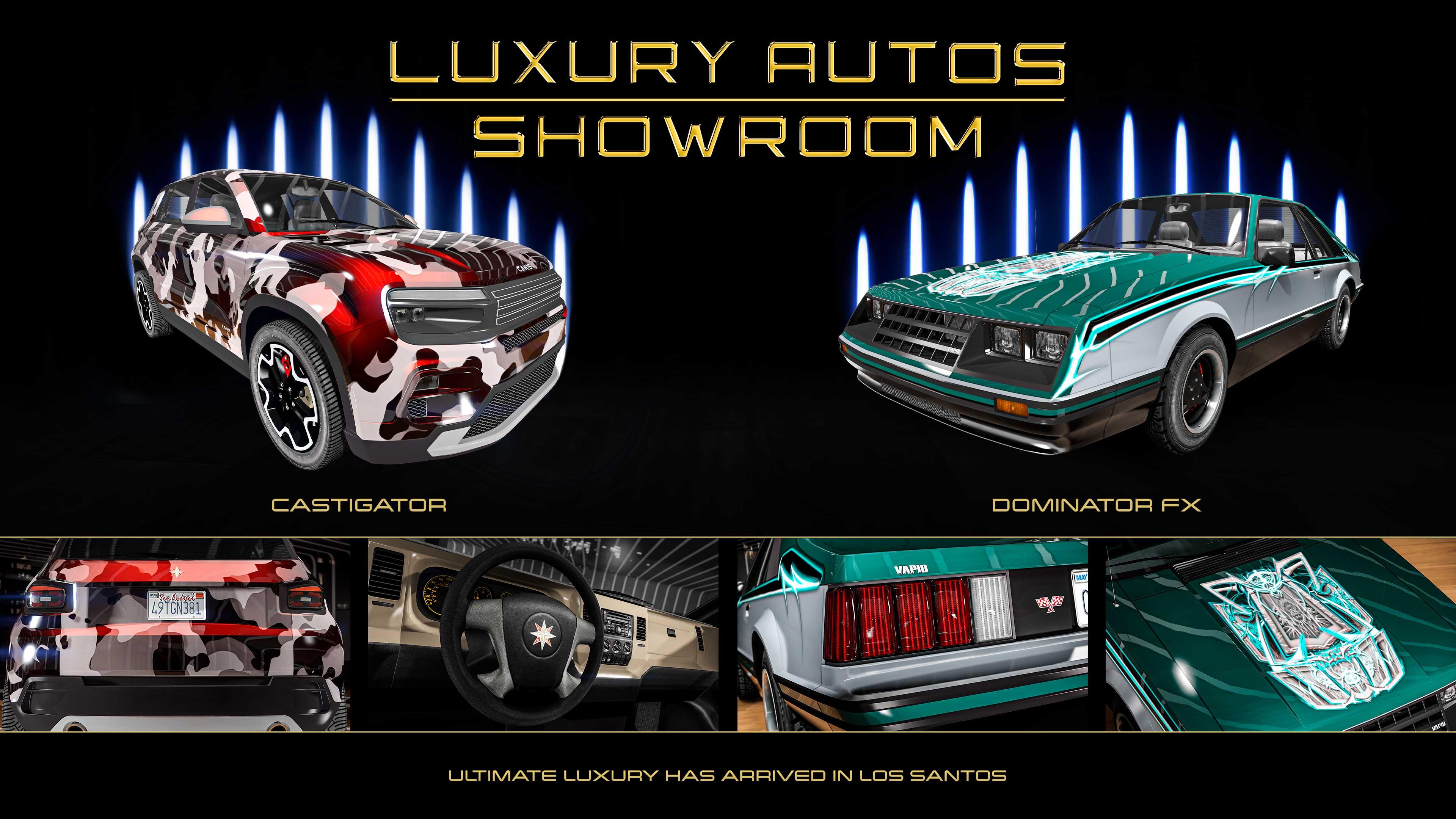Luxury Autos Luxury Autos in GTA Online